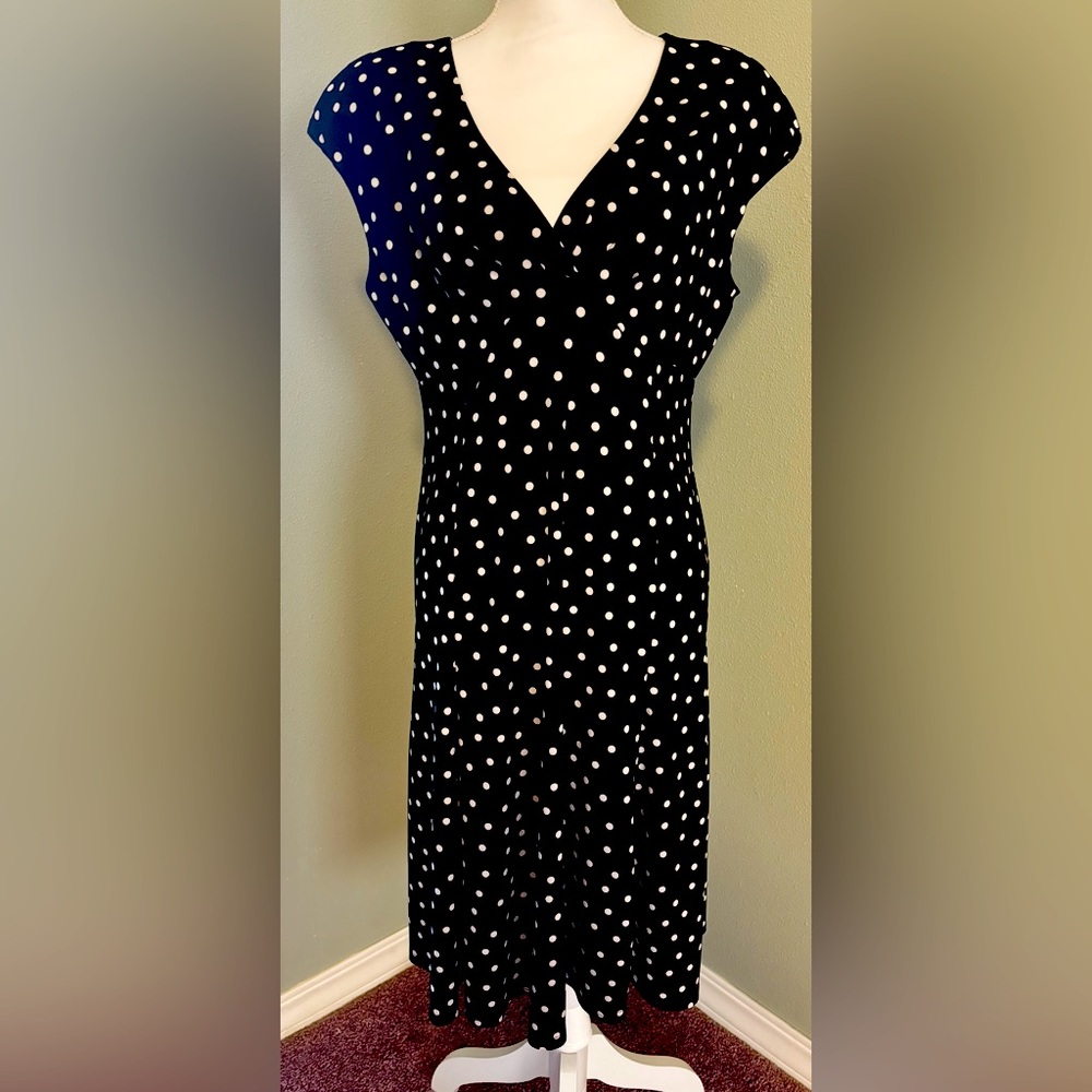 Black and White Polka Dot Dress